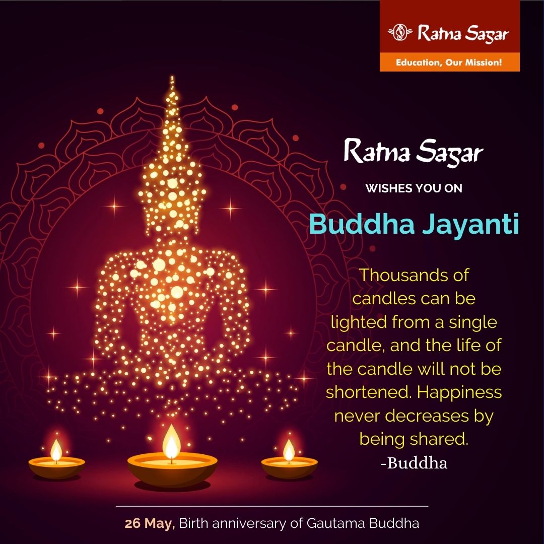 Ratna Sagar wishes you on Buddha Jayanti