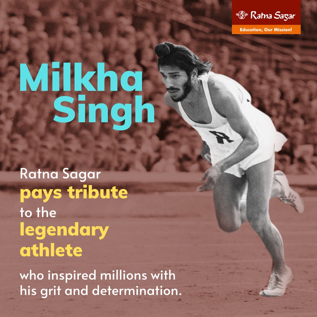 Ratna Sagar pays tribute to the legendary athlete Milkha Singh