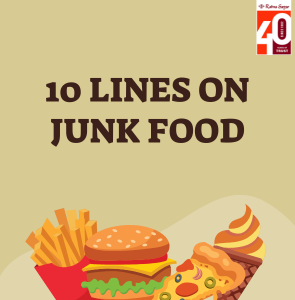 10 lines on junk food